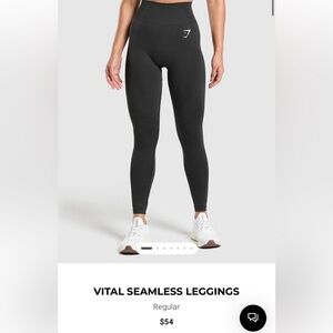 Gymshark Vital Seamless Black Leggings
